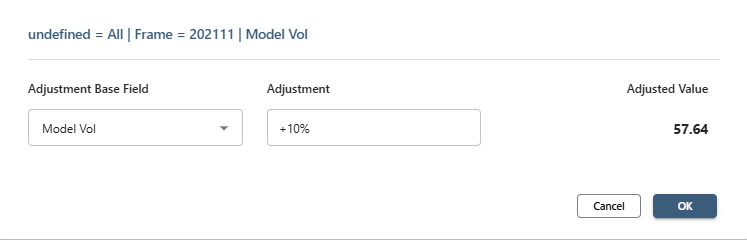 Right-click context menu showing Adjustment option